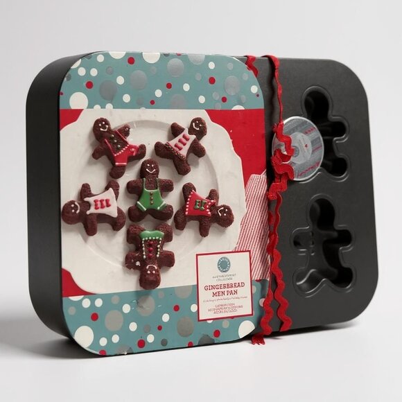 Martha‎ Stewart for Macy's Gingerbread Men Nonstick Baking Pan NEW - Picture 1 of 6